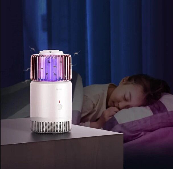 Picture of RE-MAX RT-MK04 Mosquito Trapping Killing Lamp 395nm Mosquito Light_ Rechargeable with USB Cable_ Quiet Physical Mosquito Control_ Electric Shock Mosquito Killer - Multicolor