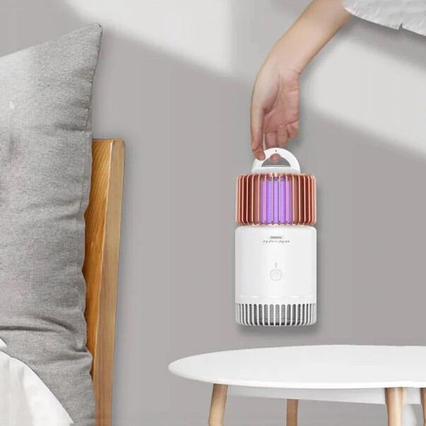 Picture of RE-MAX RT-MK04 Mosquito Trapping Killing Lamp 395nm Mosquito Light_ Rechargeable with USB Cable_ Quiet Physical Mosquito Control_ Electric Shock Mosquito Killer - Multicolor