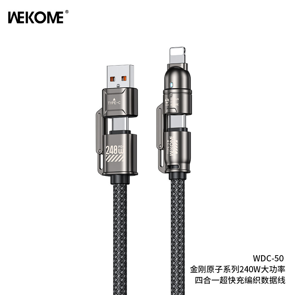 Picture of WE-KOME WDC-50 Charging Cable - Black