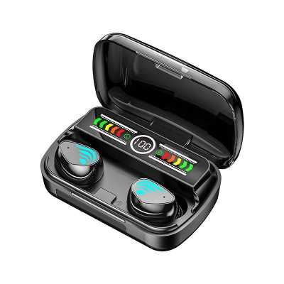 Picture of M27 Wireless Earbuds Tws Earphones 5.3 Handfree 9D Stereo Sports Gaming In-ear Earphones M27 Tws with Power Bank - Black