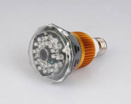 Picture of WIFI IP Bulb Camera with Night Vision and Motion Detection full hd 1080p 4k - Black