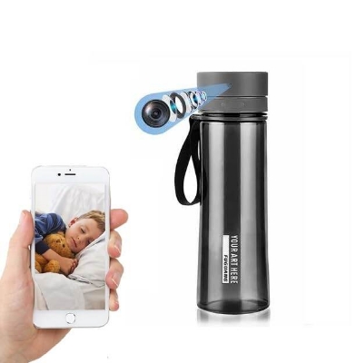 Picture of HD PLUS 1080P HD Water Bottle WiFi Camera Portable Wireless Recording Device with Battery Backup and Remote Viewing - Black