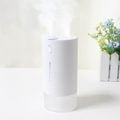 Picture of Labymos DQ-110 400ML Double Spray Small Humidifier for Bedroom_ Mini Humidifier for Plant_ Desk_Plant Humidifier with Double Spray_ Portable Double Jet Humidifier for Indoor Office_ Car_ White 