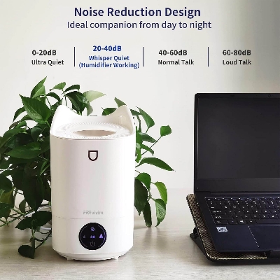 Picture of 4100ML Air Humidifier Touch Screen Aroma Diffuser Large Aromatherapy Scent Humidifier Diffusers Diffusers For Home OFFIC 
