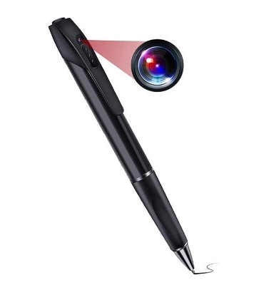 Picture of W8 Pen Camera 1080P Pocket Video Recorder Security Mini Body HD DVR cam - Black