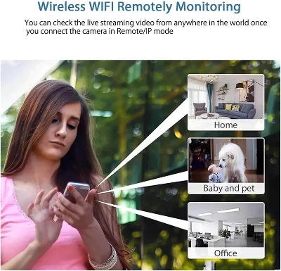 Picture of WiFi Mini Socket Camera WiFi Socket ip Camera Camera - White