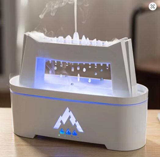 Picture of Raindrop Aroma Diffuser Humidifiers Air scent Diffuser Rain Cloud Electric Ultrasonic Essential Oil Diffuser With Night Light 