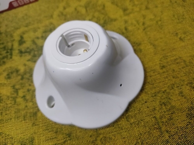 Picture of Bulb Socket Base Wireless IP Camera Lamp Holder Camara - White