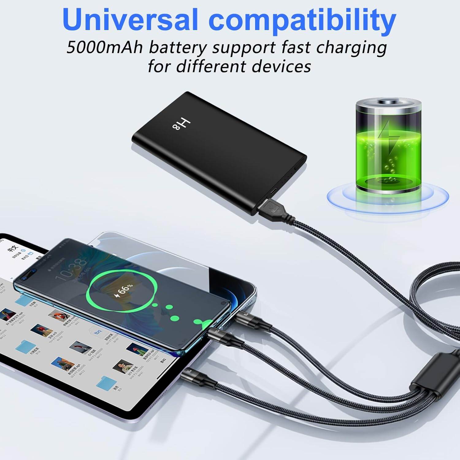 Picture of H8 Night Vision Power Bank WiFi HD Camera 