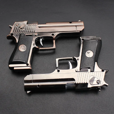 Picture of Large Metal Real Style Desert Eagle Windproof Gas Lighter 