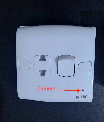 Picture of Socket Camera WiFi HD 1080P Pixels Camera DVR P2P with battery backuo and voice - White