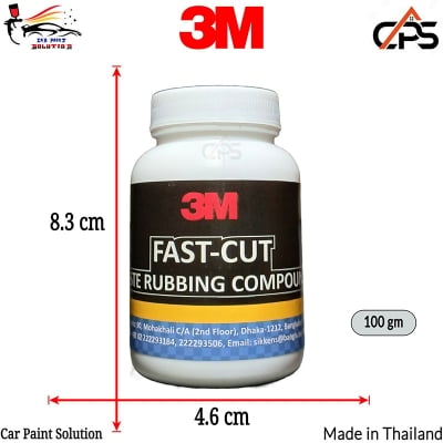 Picture of Unique Make - 3M Fast -Cat Paste Rabbing Compound/Cutting Polish/Car Polish/3M Polish/Polish - Car Accessories - Sustainable Option White