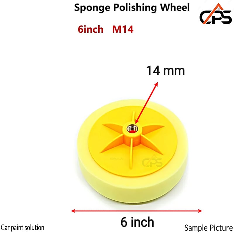 Picture of Polishing foam 6 inches-polishing foam-car polishing foam-foam for polishing - Great Value orange