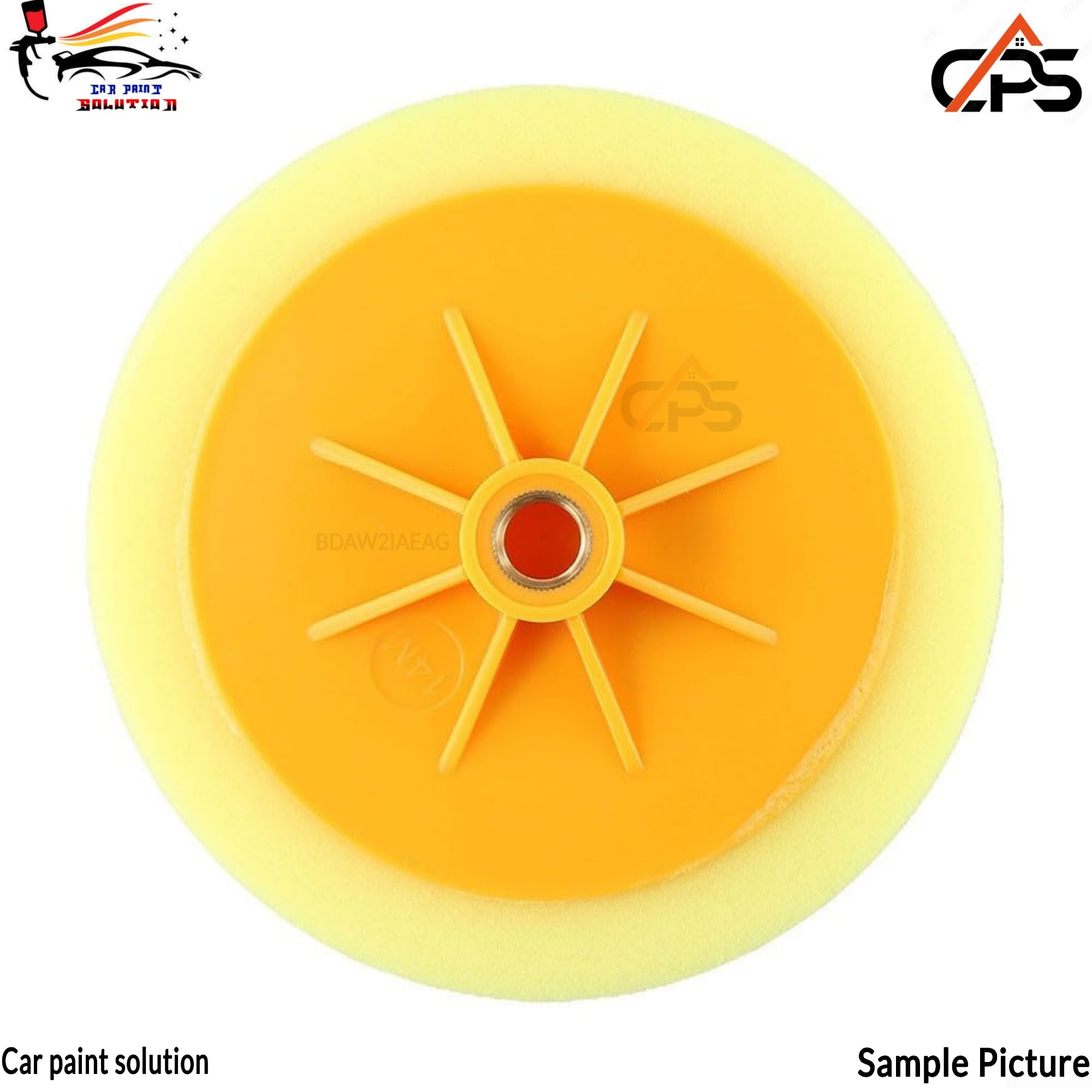Picture of Polishing foam 6 inches-polishing foam-car polishing foam-foam for polishing - Great Value orange