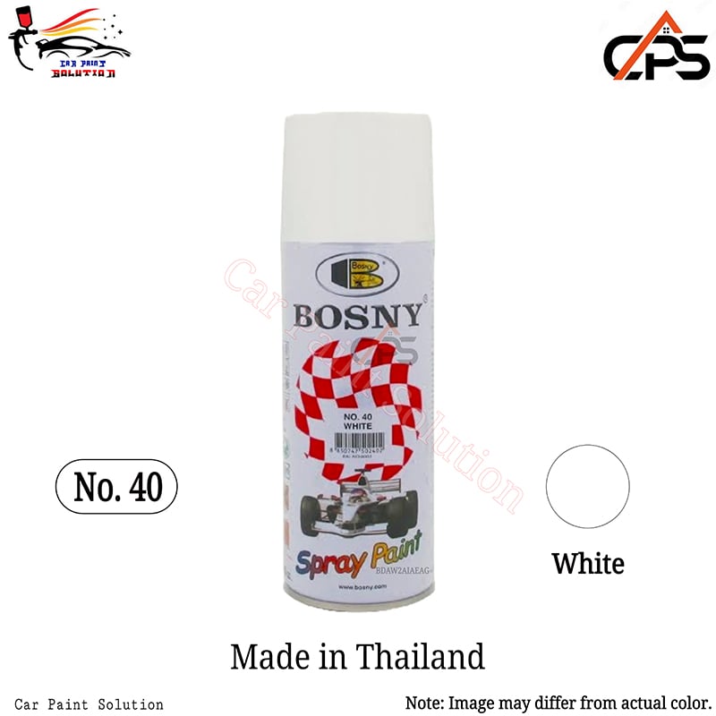 Picture of Bosny spray paint white, Bosny, White, Paint