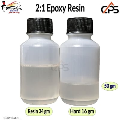 Picture of 2:1 Clear Epoxy Resin 50 gm, 2:1 Epoxy Resin, Epoxy Resin, Resin