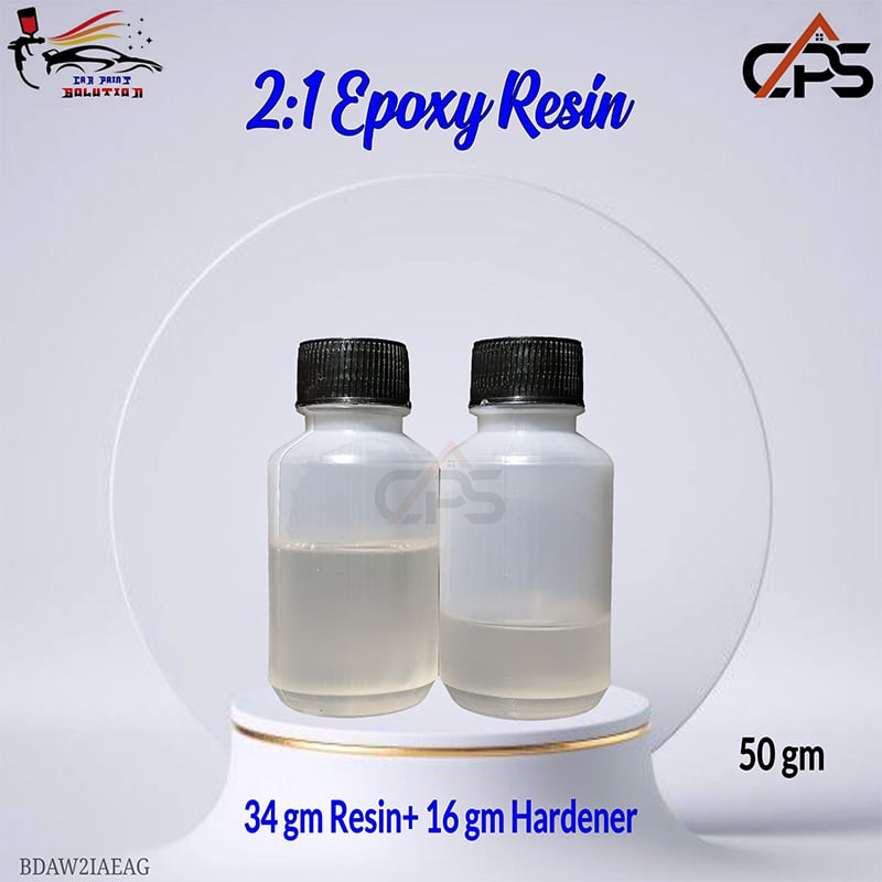 Picture of 2:1 Clear Epoxy Resin 50 gm, 2:1 Epoxy Resin, Epoxy Resin, Resin