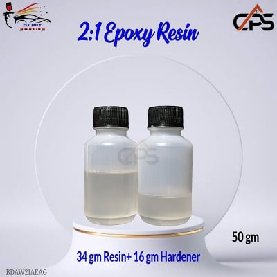 Picture of 2:1 Clear Epoxy Resin 50 gm, 2:1 Epoxy Resin, Epoxy Resin, Resin
