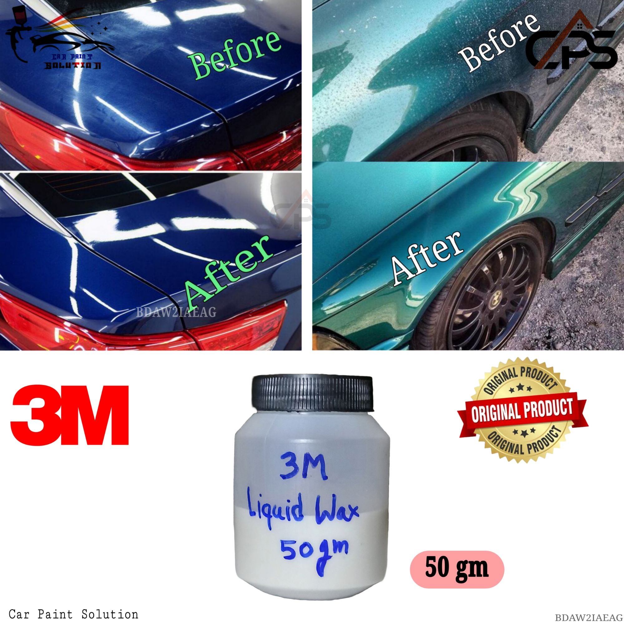 Picture of 3M Final Finishing Compound, 3M Liquid wax, Liquid wax, Car wax, Motorcycle wax, Wax, Polish, 3M