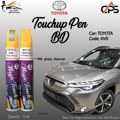 Picture of Toyota 4V8 Touchup Pen, Touchup Pen, Touchup Paint Pen, Car Paint Scratch Remover Pen, 4V8, Car Paint, Dusty bronz