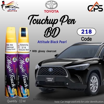 Picture of Toyota 218 Touchup Pen, Touchup Pen, Touchup Paint Pen, Car Paint Scratch Remover Pen, 218, Car Paint, Attitude Black