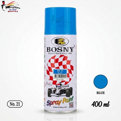 Picture of Bosny spray paint for Car, Motorcycle, Furniture blue color, Bosny blue spray, Blue color, Bosny spray paint, Bosny 21