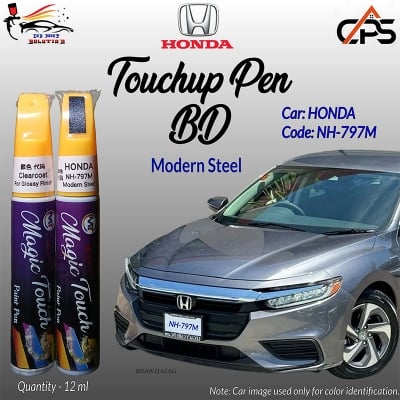 Picture of Honda NH797M Touchup Pen, Touchup Pen, Touchup Paint Pen, Car Paint Scratch Remover Pen, NH797M, Car Paint, Crystal Black