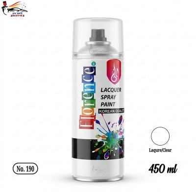 Picture of Florence 190 lacquer spray for painting, Clearcoat