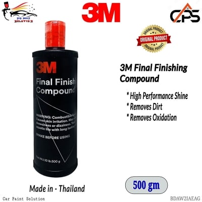 Picture of 3M final finishing compound, 3M final finishing compound 500gm, 3M liquid wax, Car wax, Motorcycle wax, wax, Polish, Car polish, 3M