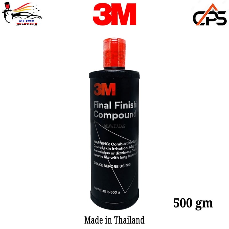 Picture of 3M final finishing compound, 3M final finishing compound 500gm, 3M liquid wax, Car wax, Motorcycle wax, wax, Polish, Car polish, 3M
