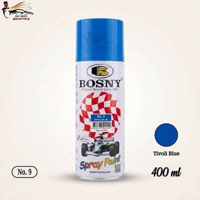 Picture of Bosny spray paint Blue color for car and motorcycle, Aerosol Spray Paint, Bosny spray paint, Bosny Tivoliy Blue, Spray paint, Paint, Bosny, Blue color, Bosny 9