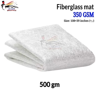 Picture of Chopped Fiberglass mat 300 GSM 500gm/1kg/5kg for resin works, Fiberglass, Fiberglass for resin works.