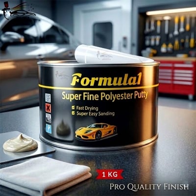 Picture of Polyester putty for car painting, Polyester putty 1kg, Polyester putty, Hardener pudding, Pudding, Putty