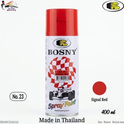 Picture of Bosny spray paint signal red color for painting, Aerosol Spray Paint, Bosny spray paint, Bosny Signal red, Spray paint, Paint, Bosny, Red Color, Red, Signal Red Color, Bosny 23