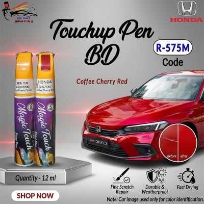 Picture of Honda R575M Touchup Pen, Touchup Pen, Touchup Paint Pen, Car Paint Scratch Remover Pen, R575M, Car Paint, Coffee charry red.