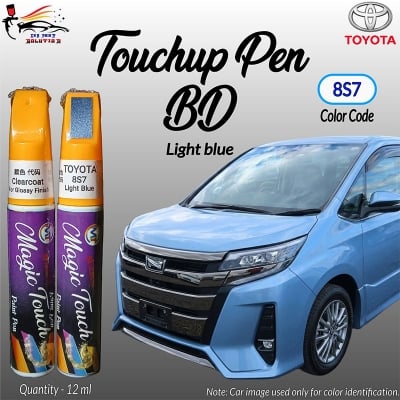 Picture of Toyota 8S7 Touchup Pen, Touchup Pen, Touchup Paint Pen, Car Paint Scratch Remover Pen, 8S7, Car Paint, Light Blue