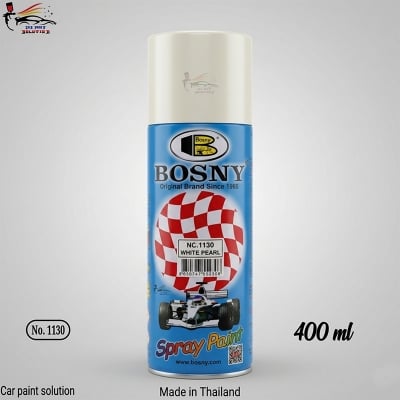 Picture of Bosny spray paint for painting, White pearl color, Bosny white pearl spray, White Pearl color, Bosny spray paint, Bosny 1130