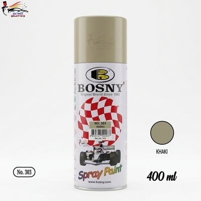 Picture of Bosny spray paint painting, Khaki color, Bosny khaki spray, Khaki color, Bosny spray paint, Bosny 303
