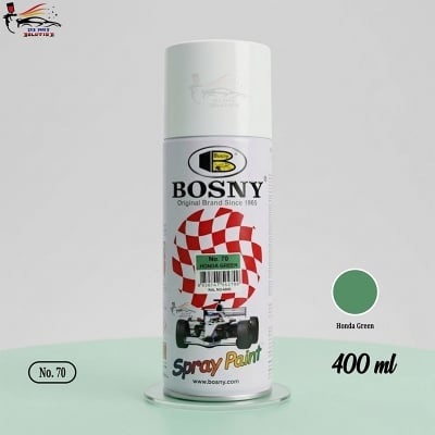 Picture of Bosny spray paint for painting, Honda green color, Bosny honda green spray, Green color, Bosny spray paint, Bosny 70