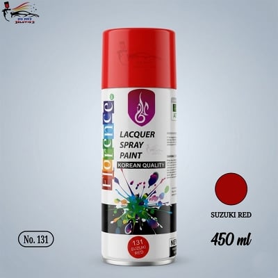 Picture of Florence spray paint Suzuki red spray for painting, Florence 131, Suzuki red, Spray paint, Paint, Florence
