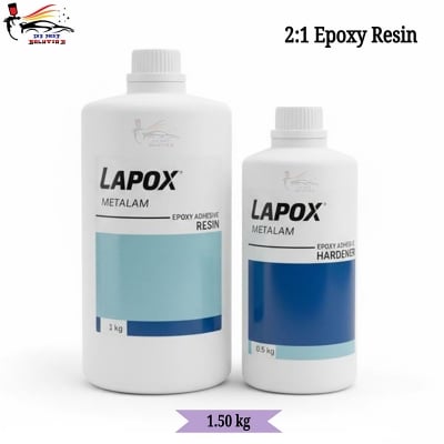 Picture of 2:1 Clear Epoxy Resin With Hardener - 1.5 kg set, Epoxy Resin, Resin, Epoxy Resin, Lapox Metalam Epoxy Resin & Hardener, Lapox
