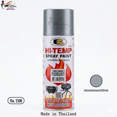 Picture of BOSNY Hi-Heat Resistant 1200°F Aerosol Spray Aluminium/Silver, Bosny spray aluminium, Bosny heatproof aluminium color spray, Spray paint, Paint, Bosny, Bosny 1500