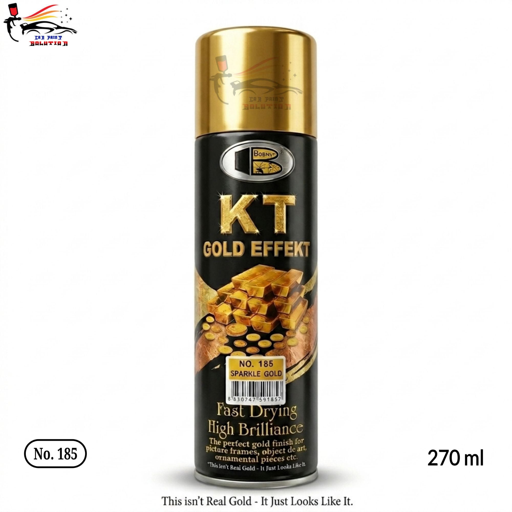 Picture of Bosny KT Gold Effect Spray paint, Bosny 185 KT Gold Effect Spray Paint, Bossy KT Gold Effect 185 Sparkle Gold Spray Paint, Bosny KT Gold Spray paint, Bosny, KT Gold, Spray Paint, Paint 
