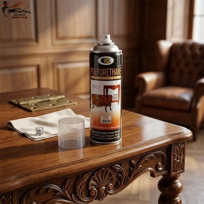 Picture of Bosny Polyurethane Furniture Spray Polish, Bosny Furniture Polish, Furniture Polish, Wooden furniture polish, Spray polish, Polish spray, Bosny, Polish, Furniture gloss polish