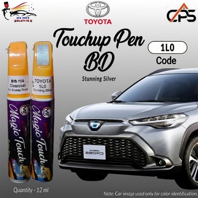 Picture of Toyota 1L0 Touchup Pen, Touchup Pen, Touchup Paint Pen, Car Paint Scratch Remover Pen, 1L0, Car Paint, Stunning Silver