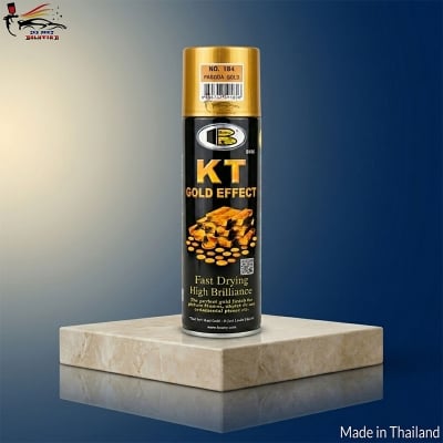 Picture of Bosny KT Gold Effect Spray paint, Bossy KT Gold Effect 184 Pagoda Gold Spray Paint, Bosny KT Gold Spray paint, Bosny, KT Gold, Spray Paint, Paint