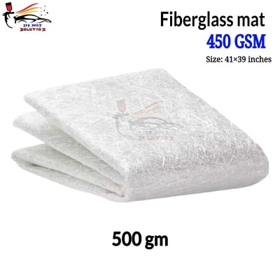Picture of Chopped Fiberglass mat 450 GSM 500gm, Fiberglass, Fiberglass for resin works.