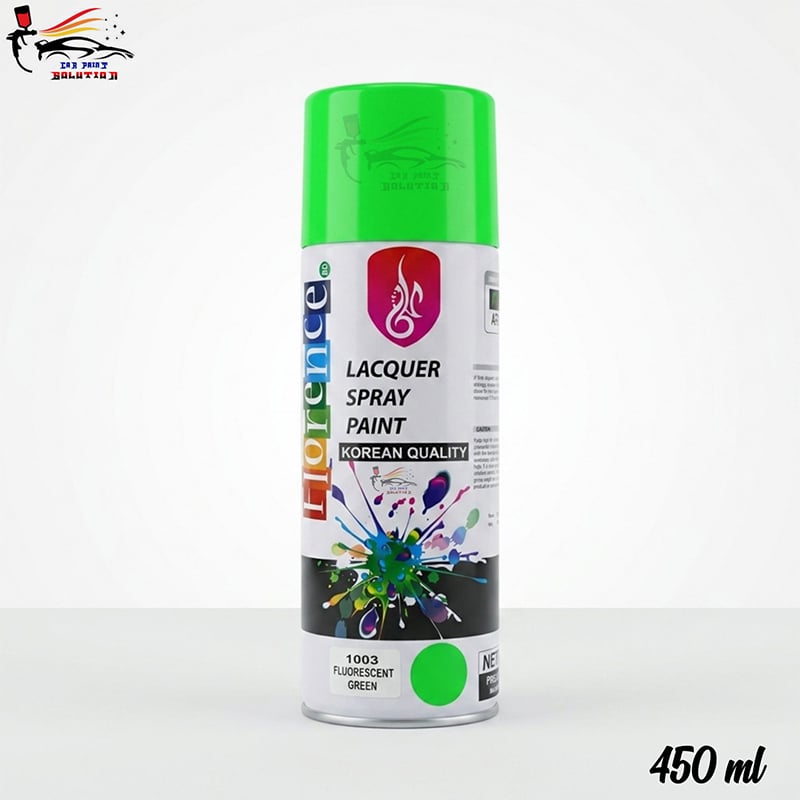 Picture of Florence Spray Paint Fluorescent Green Color, Florence 1003 Fluorescent Green Spray Paint, Spray Paint, Florence, Fluorescent Green Color Spray Paint, Paint, Fluorescent Green