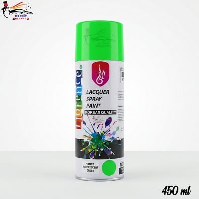 Picture of Florence Spray Paint Fluorescent Green Color, Florence 1003 Fluorescent Green Spray Paint, Spray Paint, Florence, Fluorescent Green Color Spray Paint, Paint, Fluorescent Green