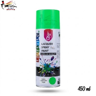 Picture of Florence Spray Paint Fluorescent Green Color, Florence 1003 Fluorescent Green Spray Paint, Spray Paint, Florence, Fluorescent Green Color Spray Paint, Paint, Fluorescent Green